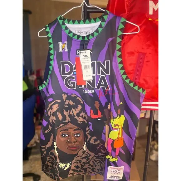 NWT Sz. XL - Martin Themed Jacket & Basketball Jersey - Picture 3 of 8